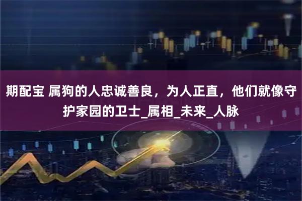 期配宝 属狗的人忠诚善良，为人正直，他们就像守护家园的卫士_属相_未来_人脉